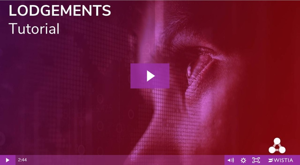Lodgements Tutorial